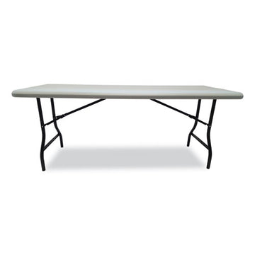 Iceberg Indestructable Industrial Folding Table, Rectangular Top, 2,000 Lb Capacity, 72 X 30 X 29, Platinum freeshipping - TVN Wholesale